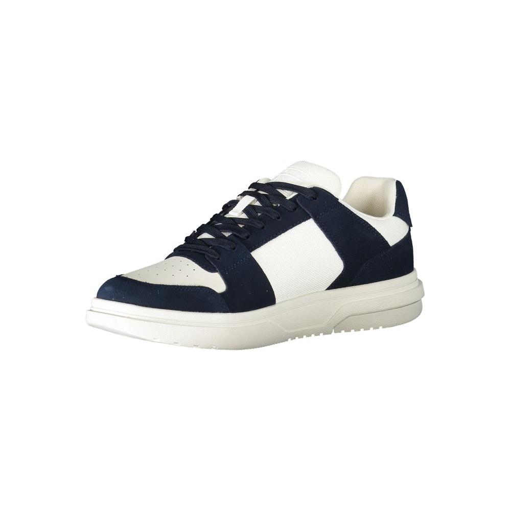 Tommy Hilfiger Blue Polyester Sneaker Tommy Hilfiger Light Gray