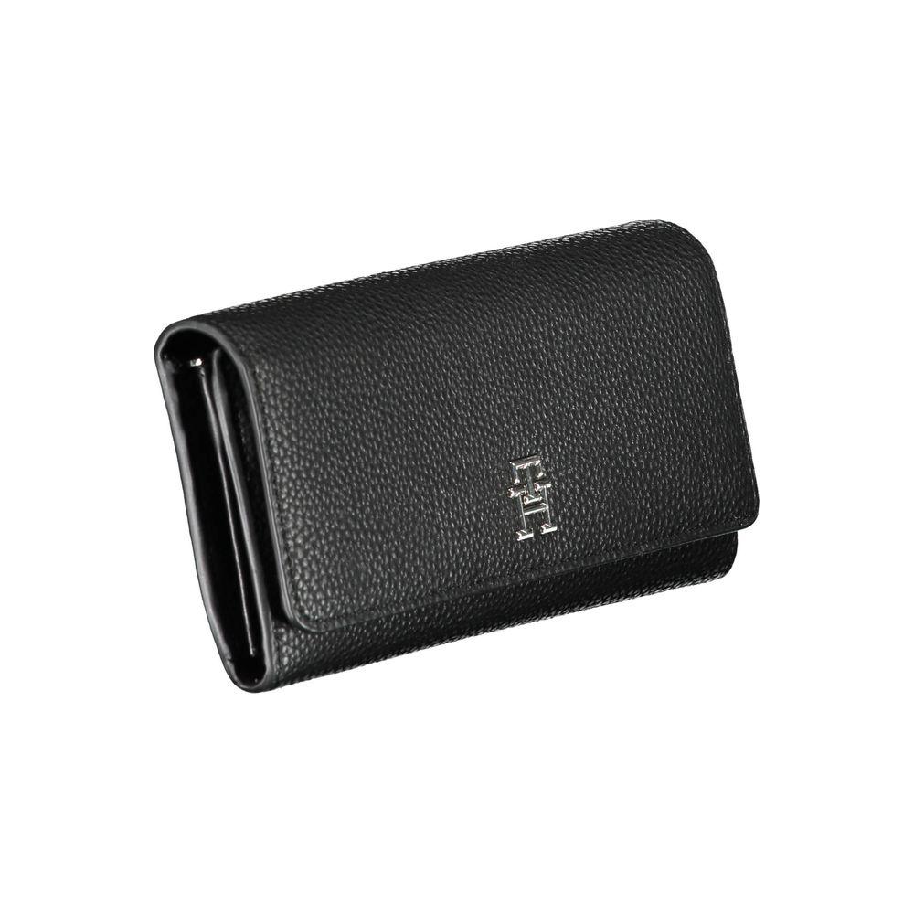 Tommy Hilfiger Black Polyethylene Women Wallet Tommy Hilfiger Dark Slate Gray