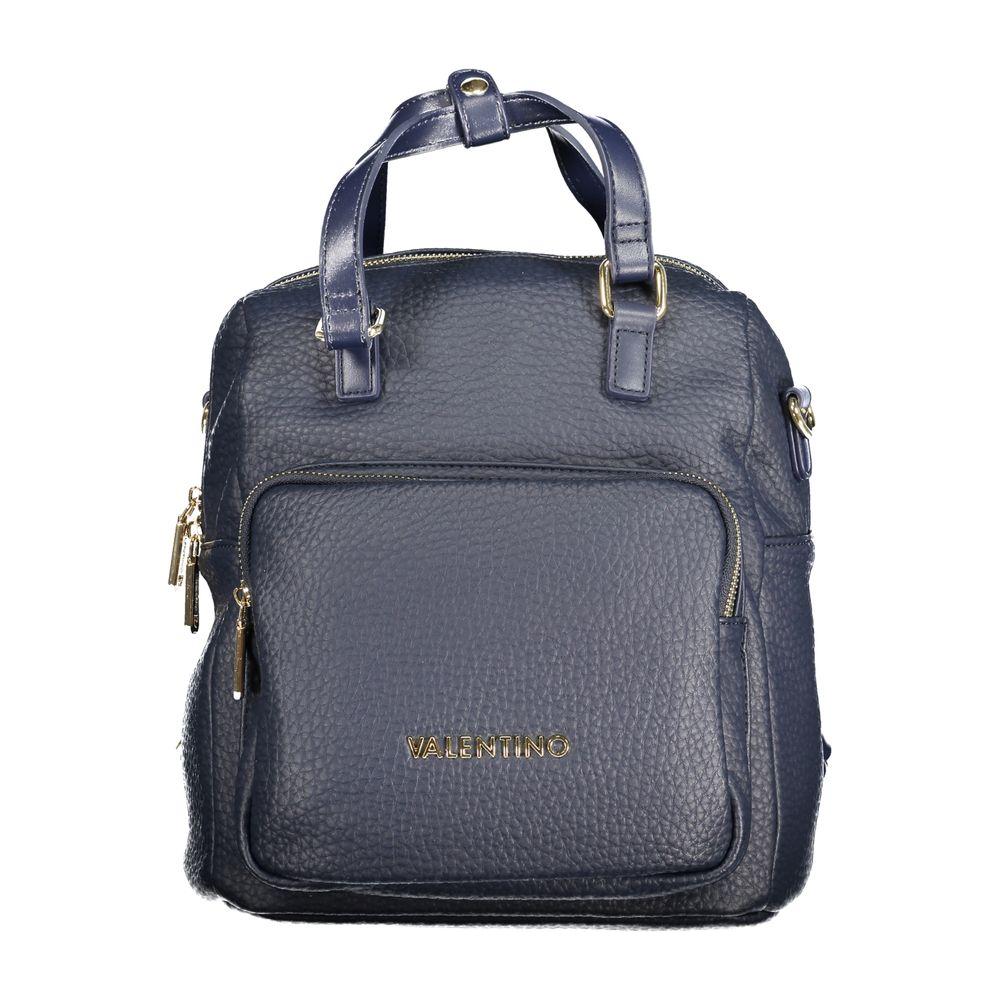 Valentino Bags Blue Polyethylene Women Backpack Valentino Bags Dim Gray