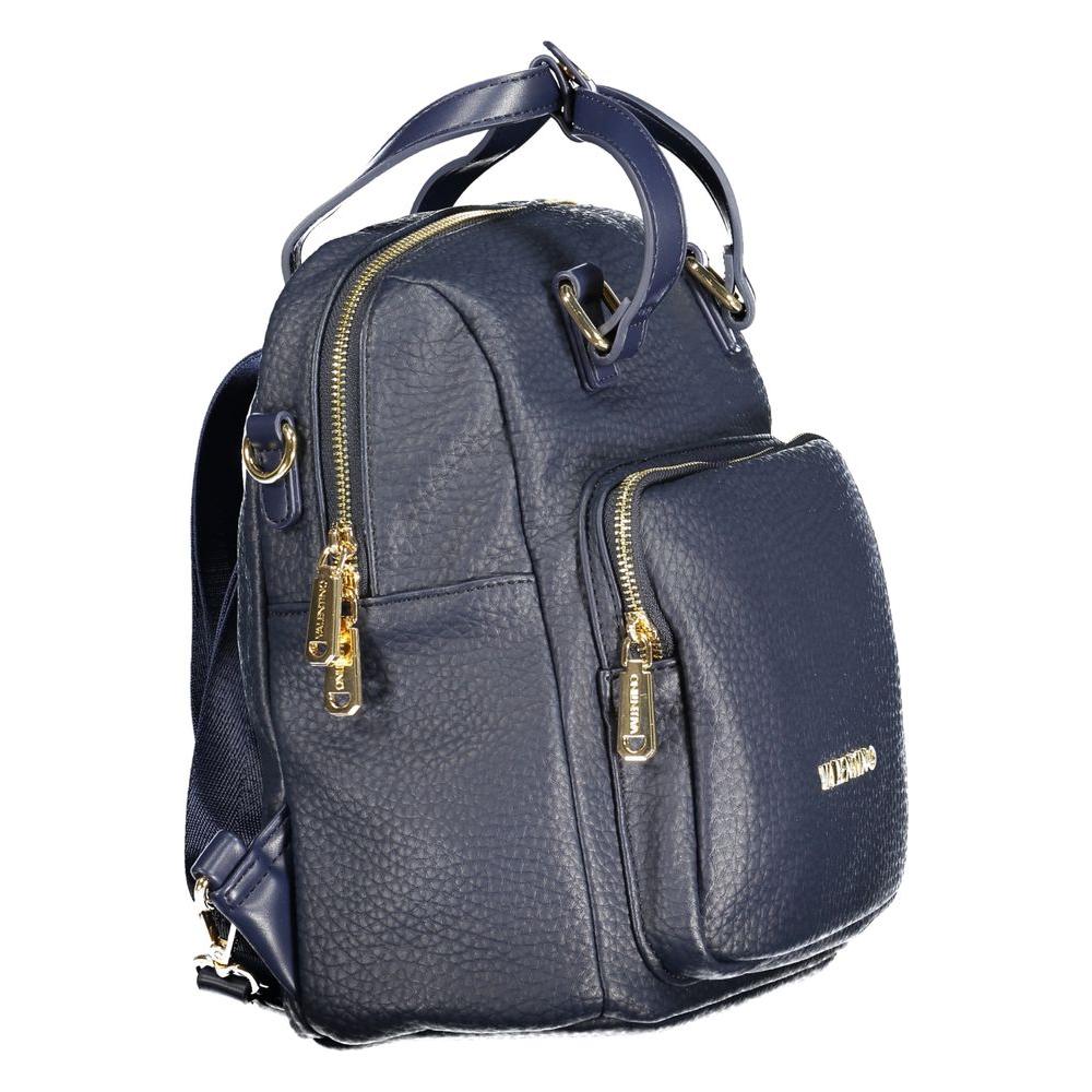 Valentino Bags Blue Polyethylene Women Backpack Valentino Bags Dim Gray