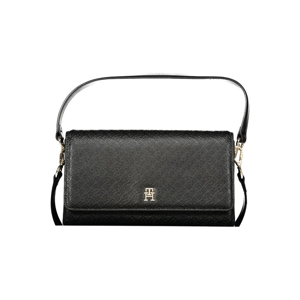 Tommy Hilfiger Black Polyethylene Women Handbag Tommy Hilfiger Dark Slate Gray