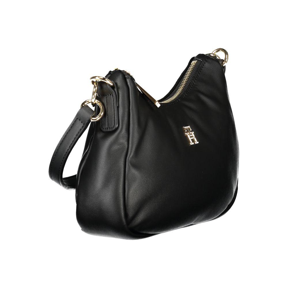 Tommy Hilfiger Black Polyester Women Handbag Tommy Hilfiger Dark Slate Gray