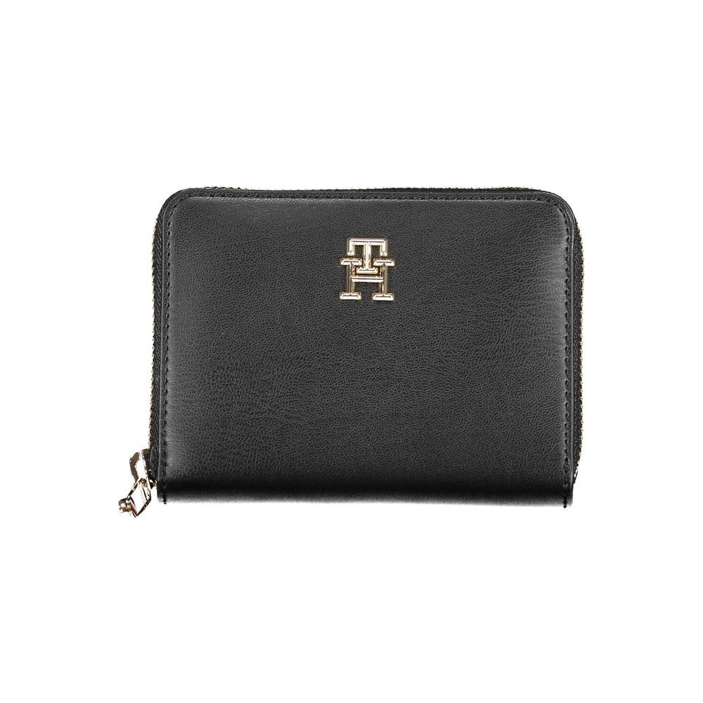 Tommy Hilfiger Black Polyethylene Women Wallet Tommy Hilfiger Dark Slate Gray