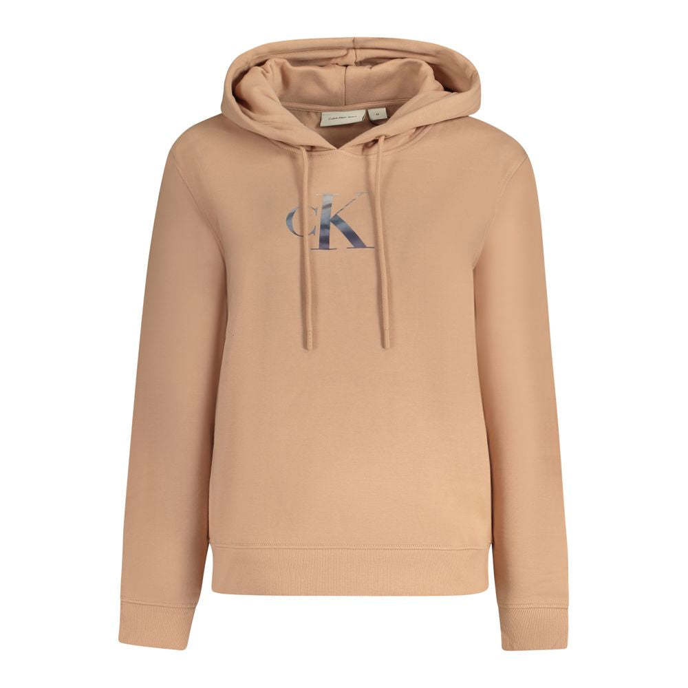Calvin Klein Pink Cotton Women Sweater Calvin Klein Tan