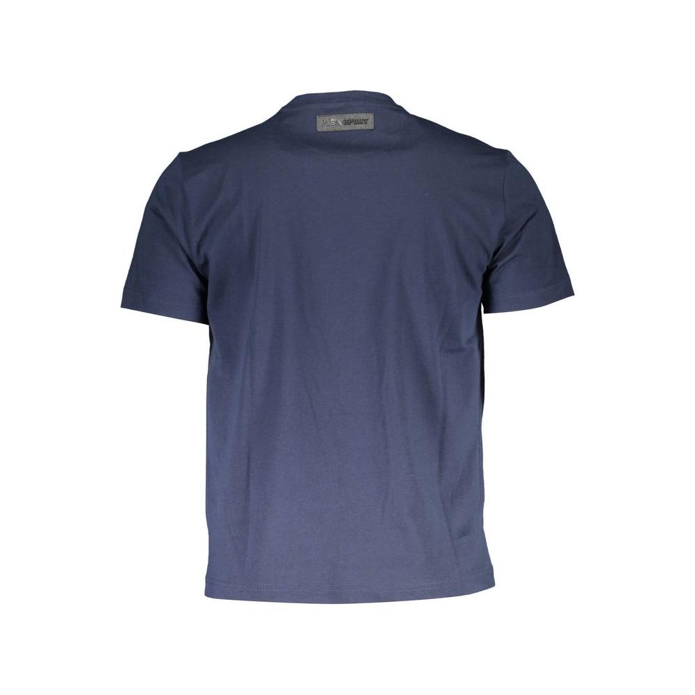 Plein Sport Blue Cotton Mens TShirt Plein Sport Dark Slate Gray