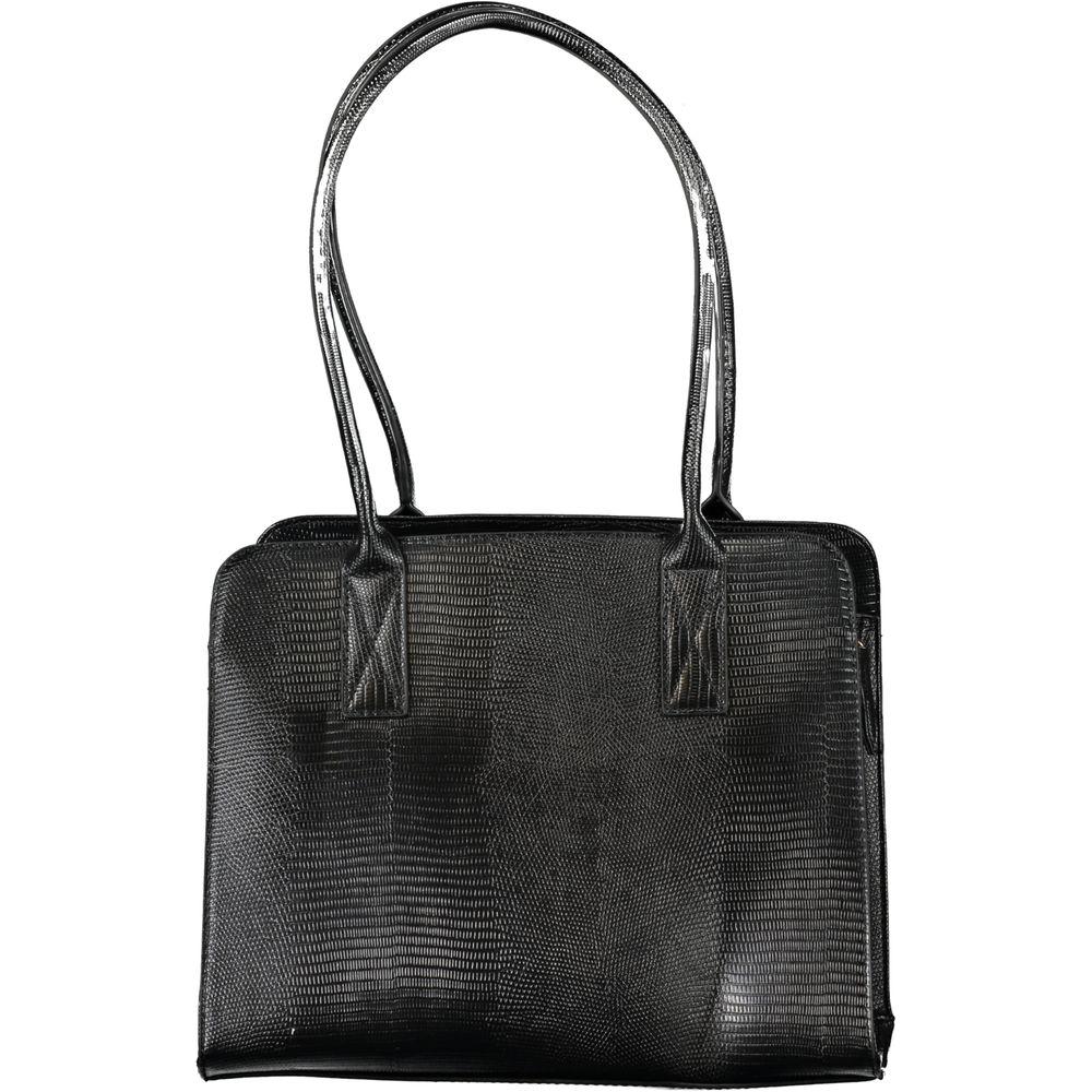 Valentino Bags Black Polyethylene Handbag Valentino Bags Dark Slate Gray