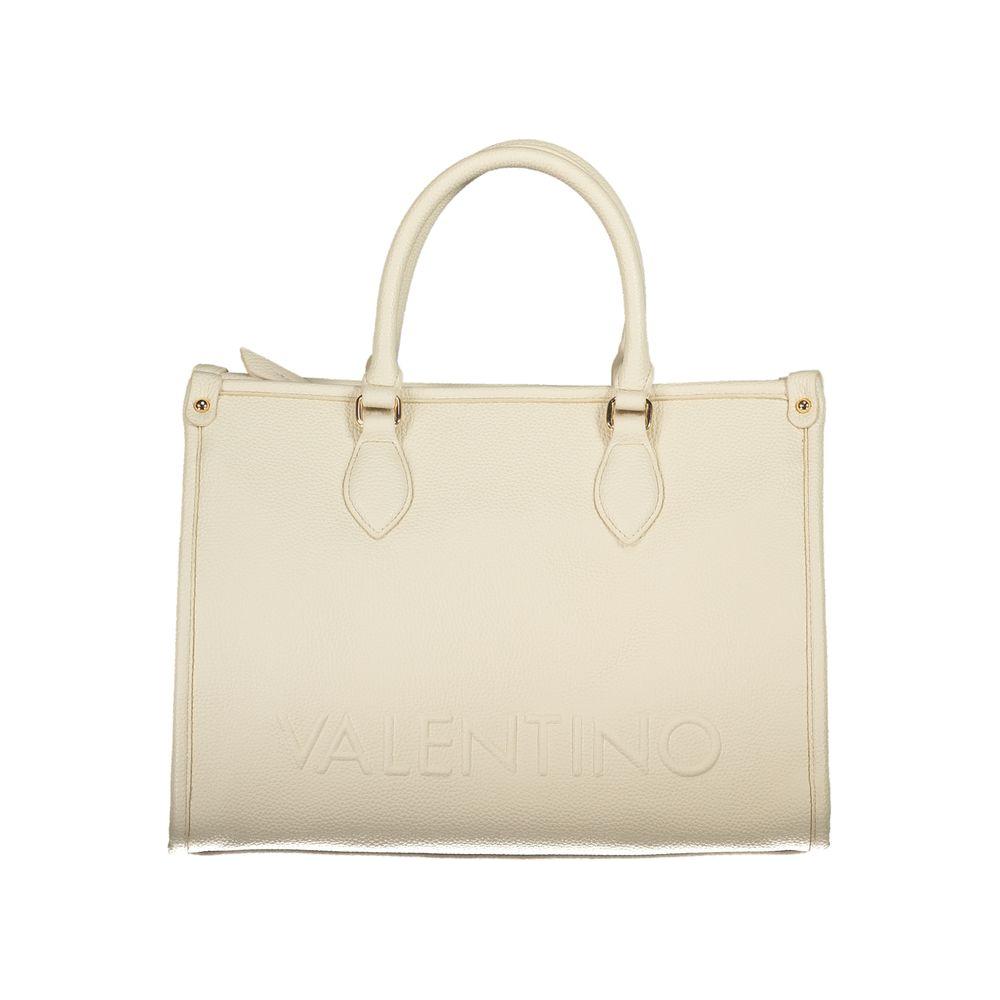 Valentino Bags Beige Polyethylene Handbag Valentino Bags Light Gray