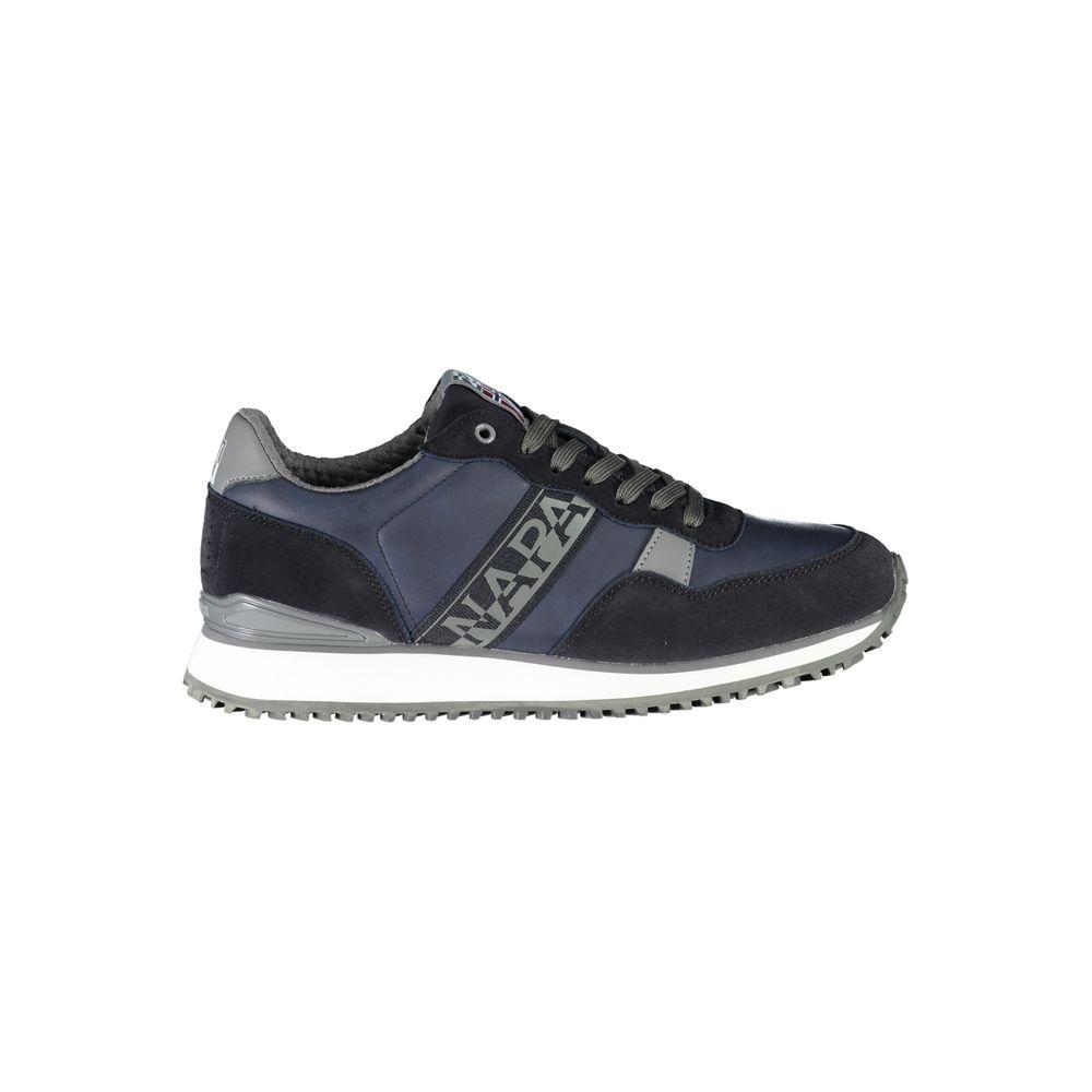 Napapijri Sleek Contrasting Sneakers with Signature Style Napapijri Dark Slate Gray