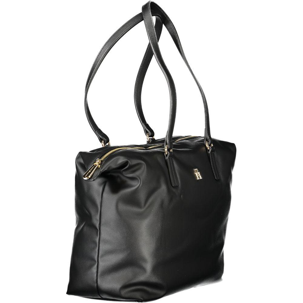 Tommy Hilfiger Black Polyester Women Handbag Tommy Hilfiger Dark Slate Gray