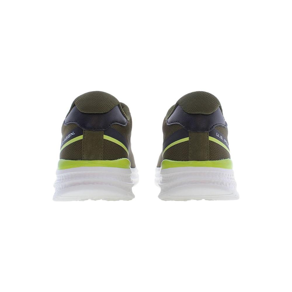 U.S. POLO ASSN. Green Polyester Men Sneaker U.S. POLO ASSN. Gray