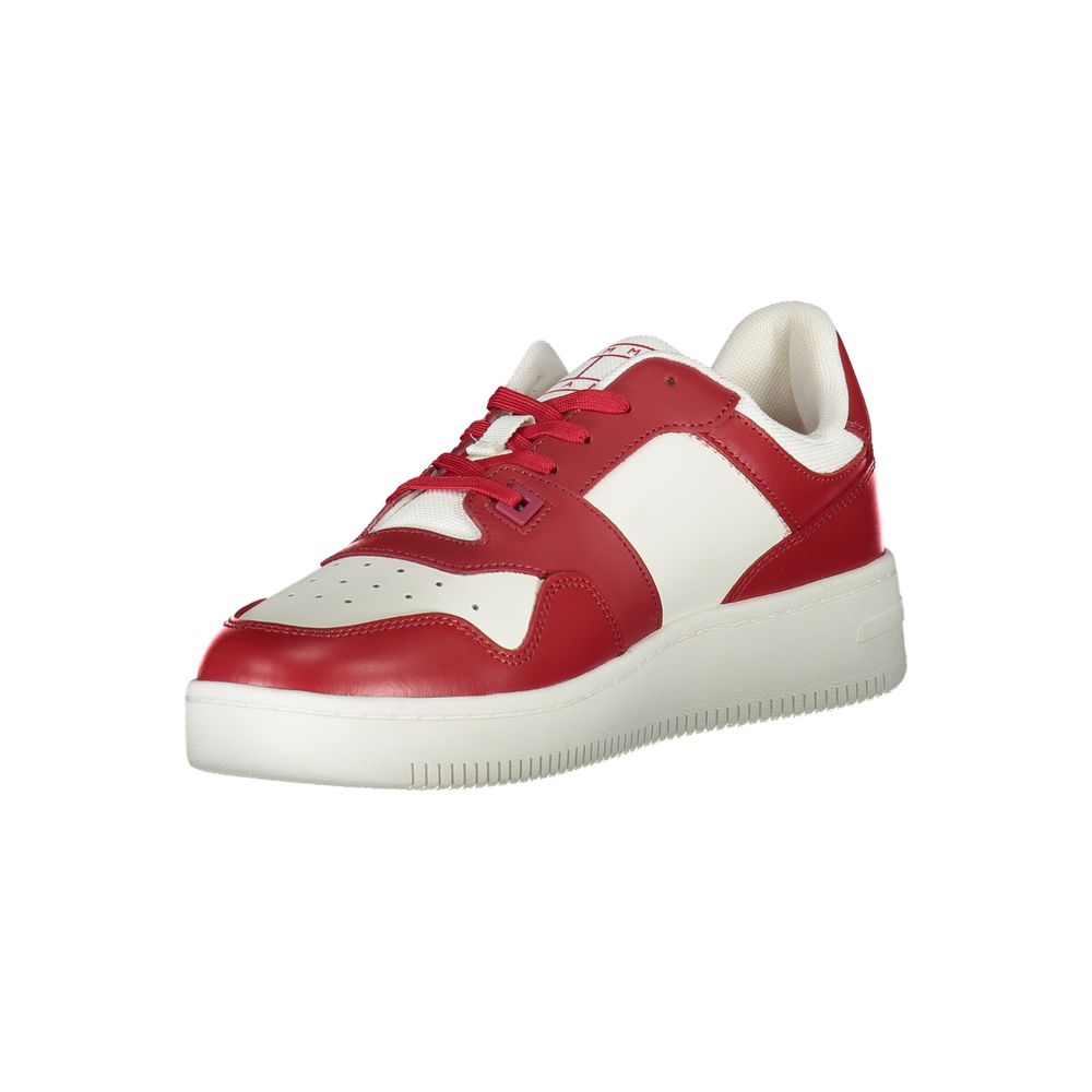 Tommy Hilfiger Pink Leather Men Sneaker Tommy Hilfiger Brown