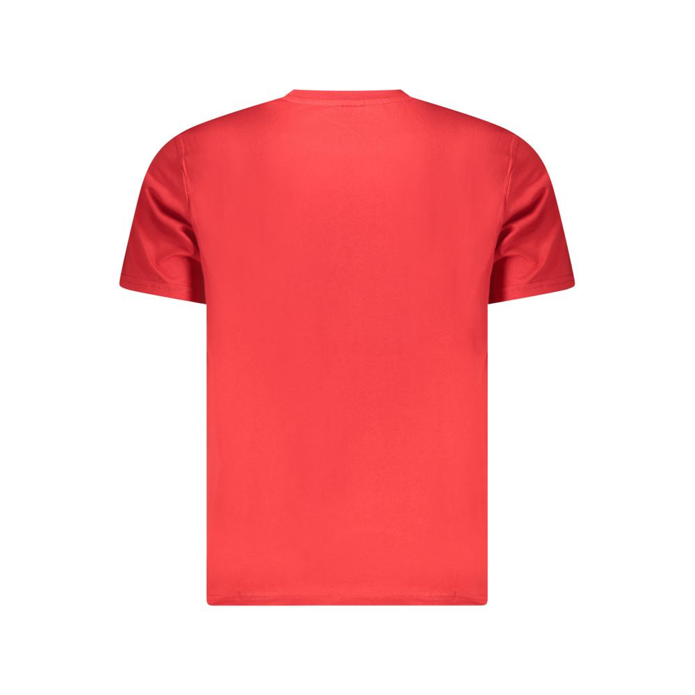 North Sails Red Cotton Men T-Shirt North Sails Tomato