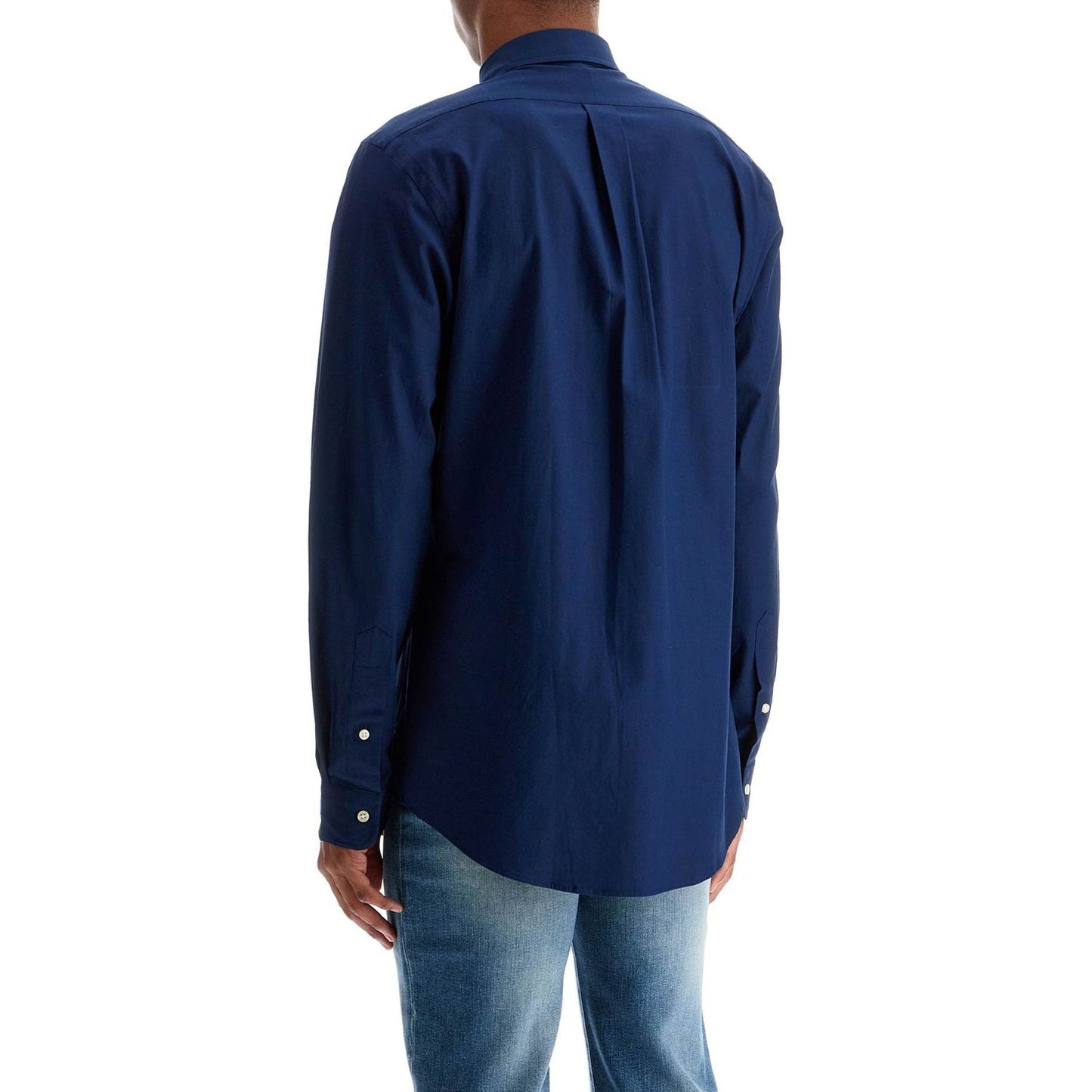 Polo Ralph Lauren slim fit shirt in stretch poplin Shirts Polo Ralph Lauren Midnight Blue