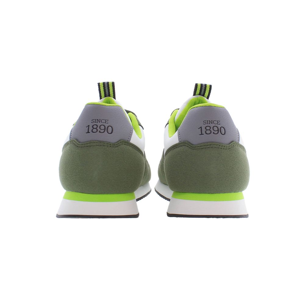 U.S. POLO ASSN. Green Polyester Men Sneaker U.S. POLO ASSN. Dim Gray