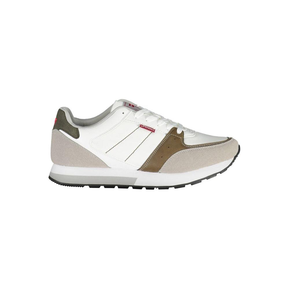 Carrera White Eco Leather Men Sneaker Carrera Light Gray