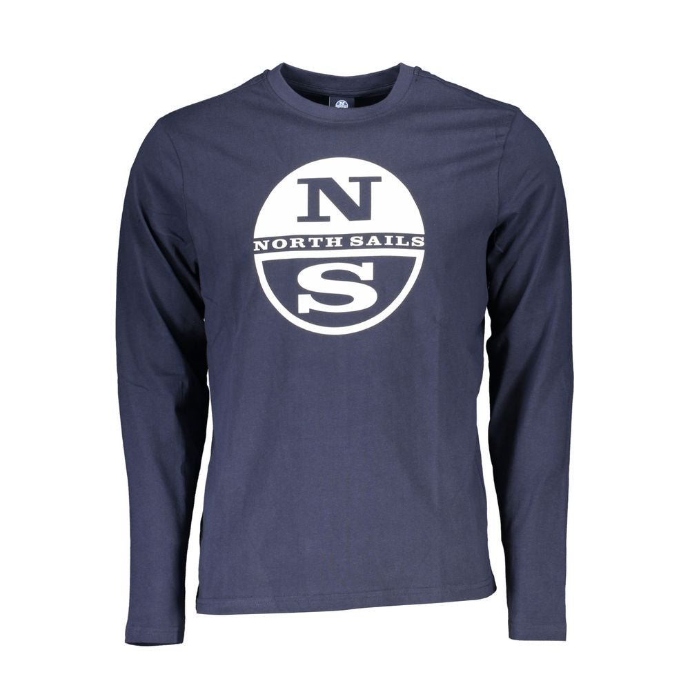 North Sails Blue Cotton T-Shirt North Sails Dark Slate Gray