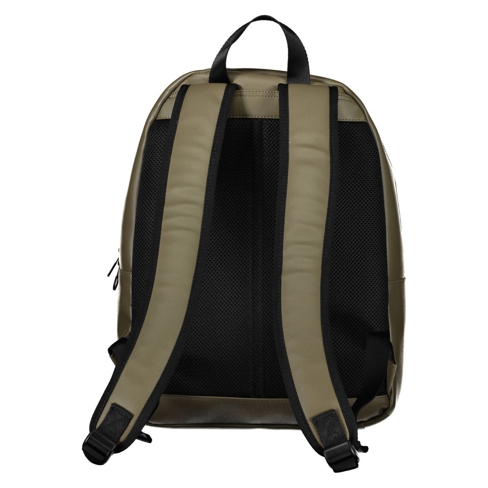 Tommy Hilfiger Green Polyethylene Men Backpack Tommy Hilfiger Black