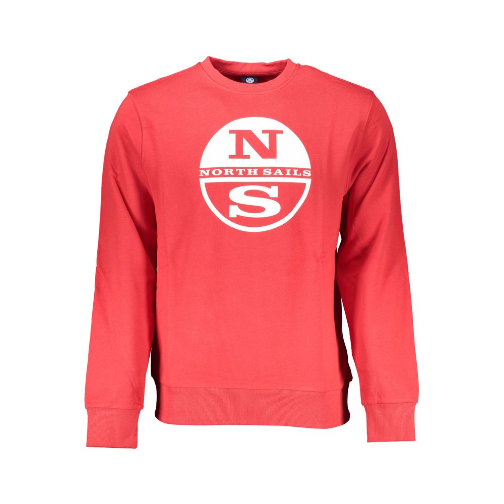North Sails Red Cotton Sweater North Sails Tomato
