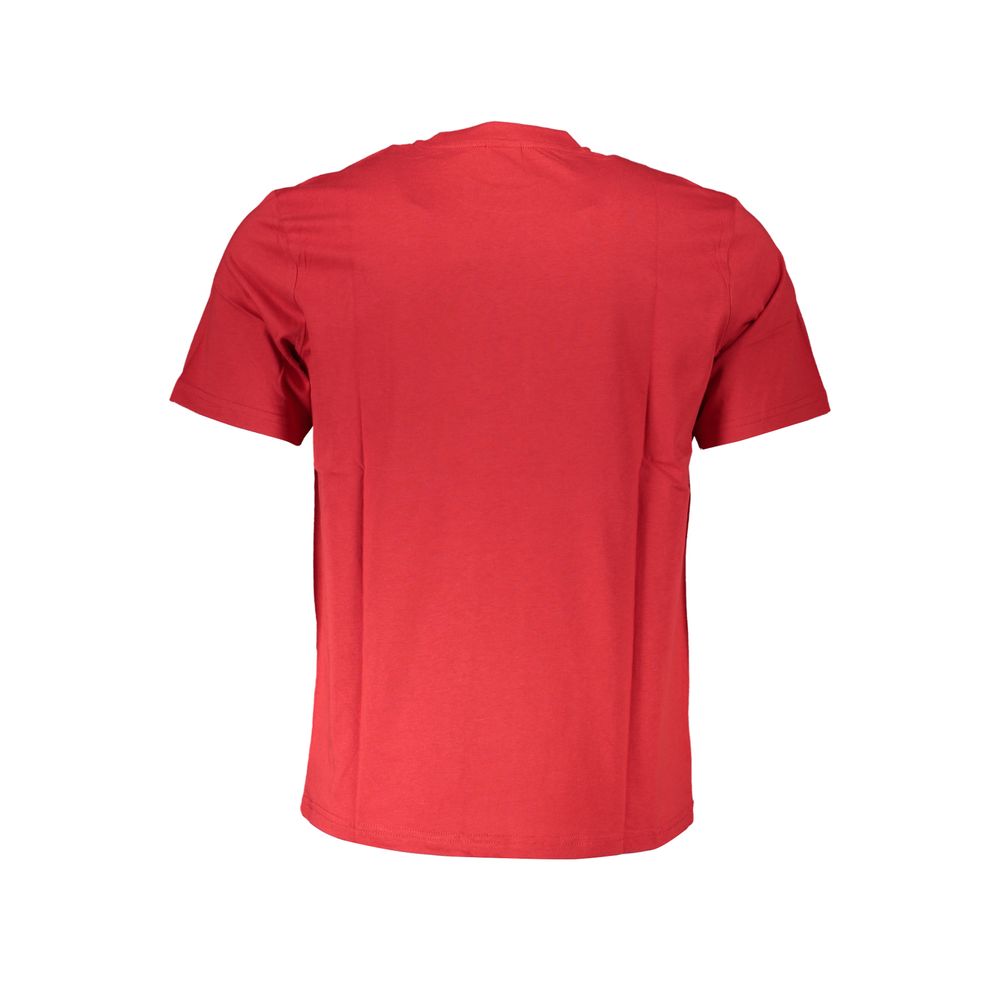 North Sails Red Cotton T-Shirt North Sails Firebrick