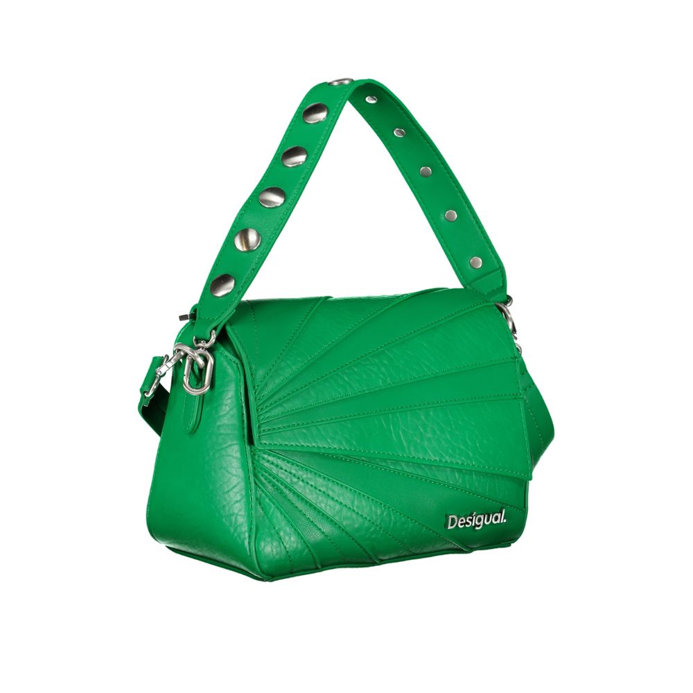 Desigual Green Polyethylene Handbag Desigual Sea Green