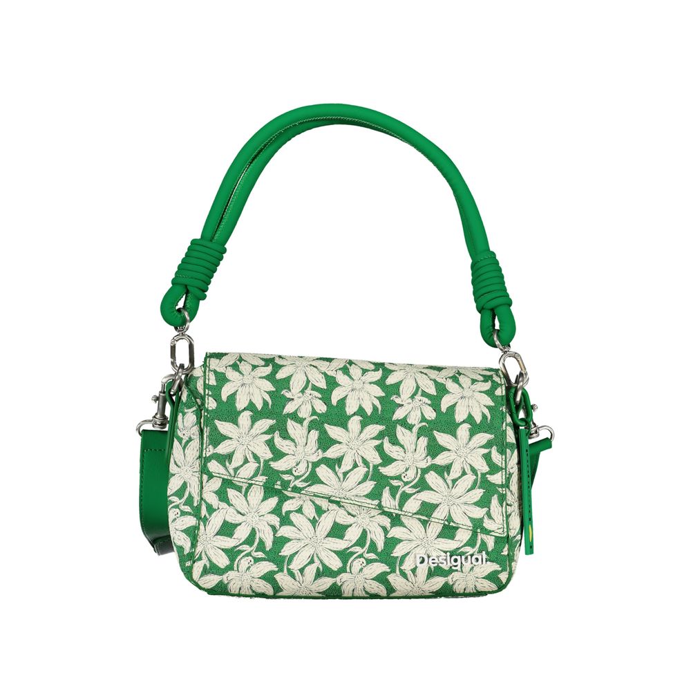 Desigual Green Polyethylene Handbag Desigual Sea Green