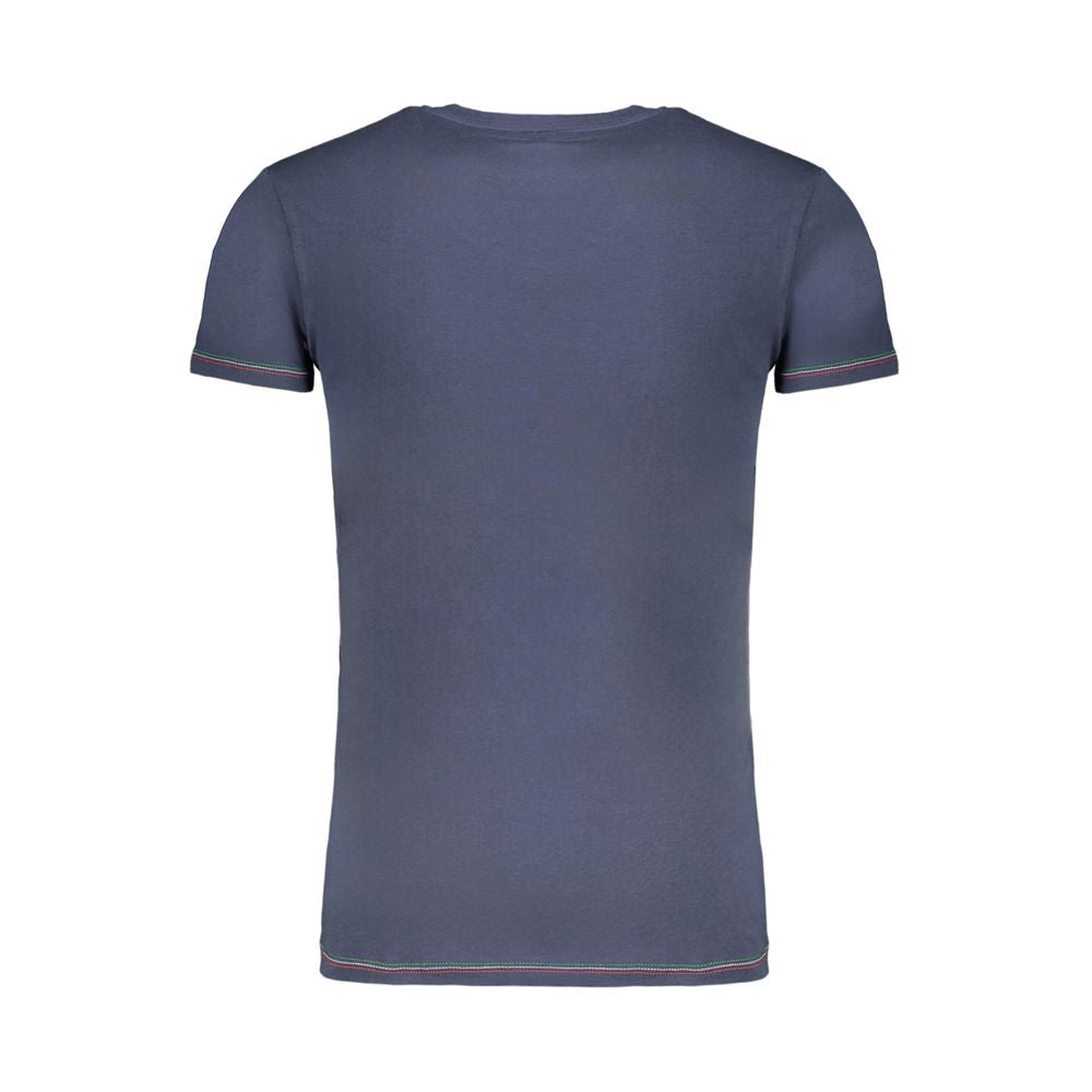 Aeronautica Militare Blue Cotton T-Shirt Aeronautica Militare Dim Gray