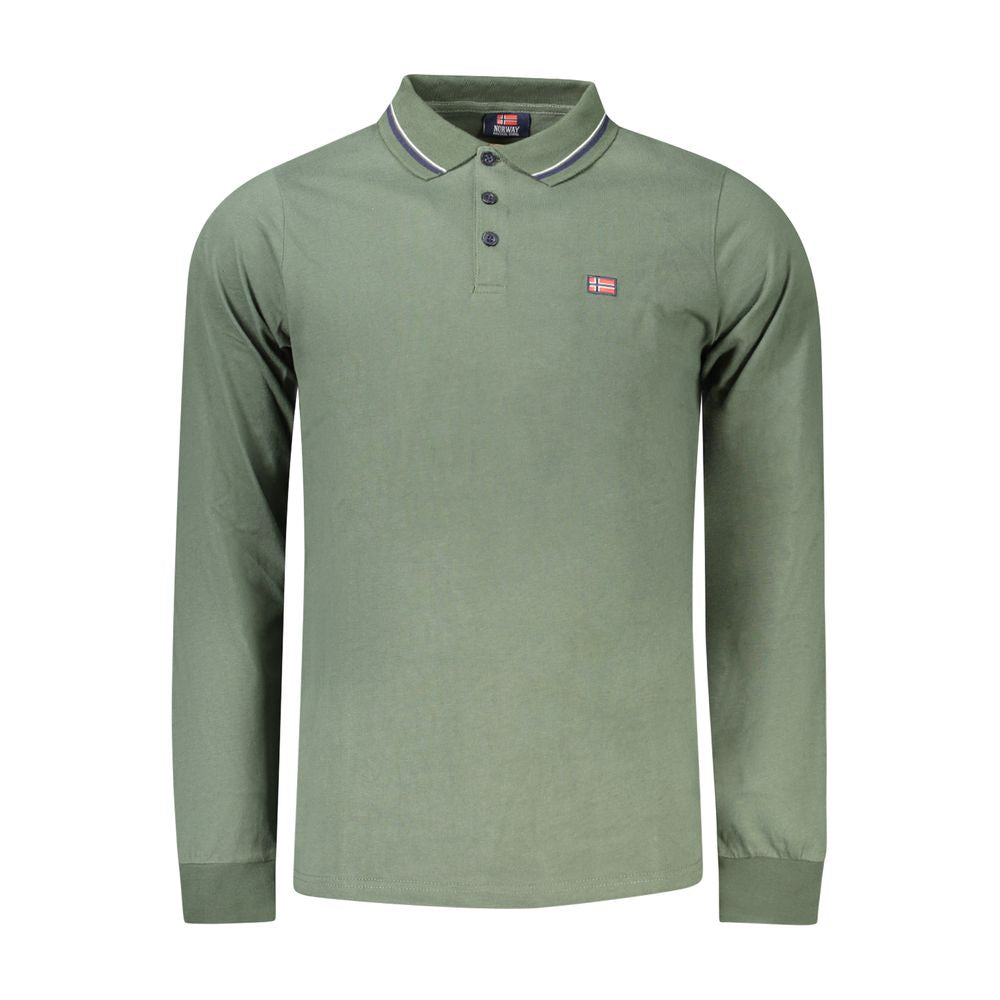 Norway 1963 Green Cotton Men Polo Shirt Norway 1963 Slate Gray