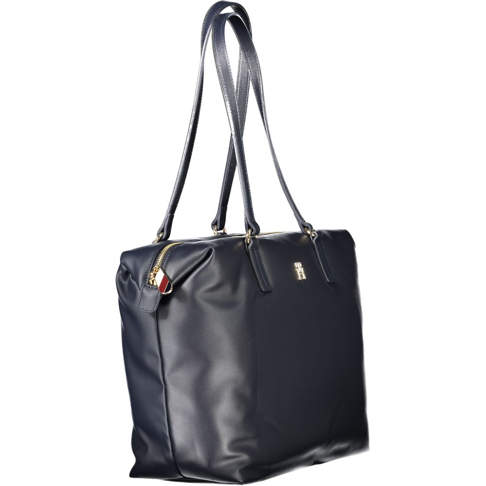 Tommy Hilfiger Blue Polyester Women Handbag Tommy Hilfiger Dark Slate Gray