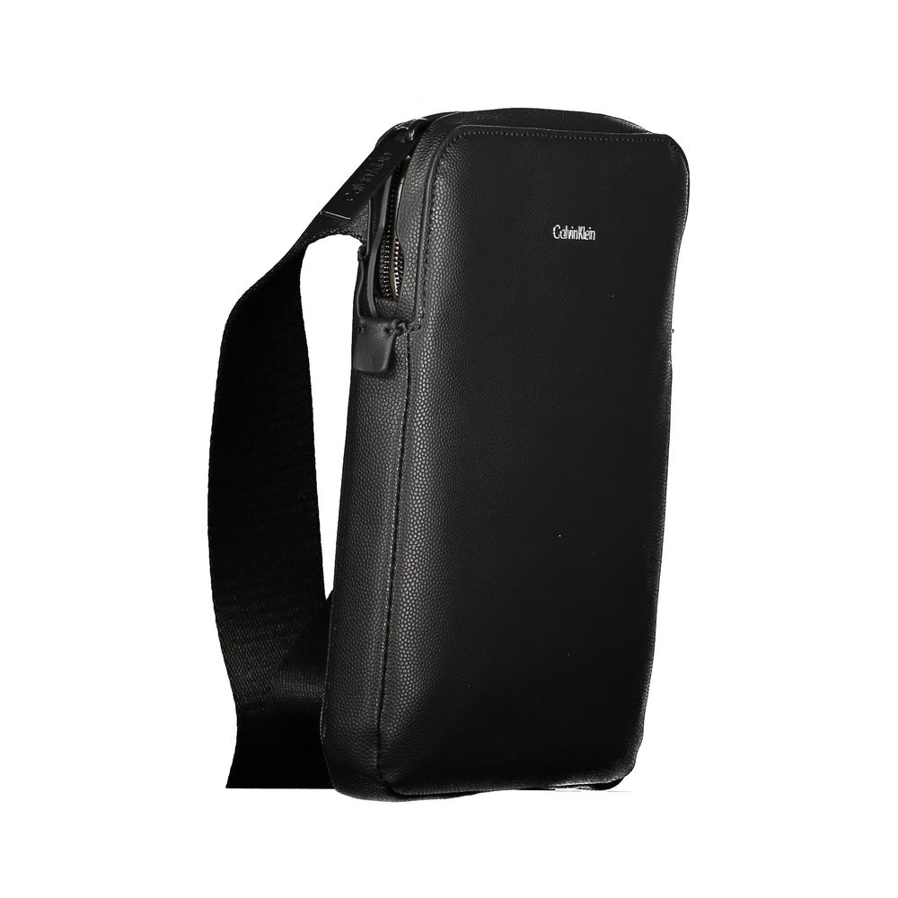 Calvin Klein Black Polyester Men Shoulder Bag Calvin Klein Black