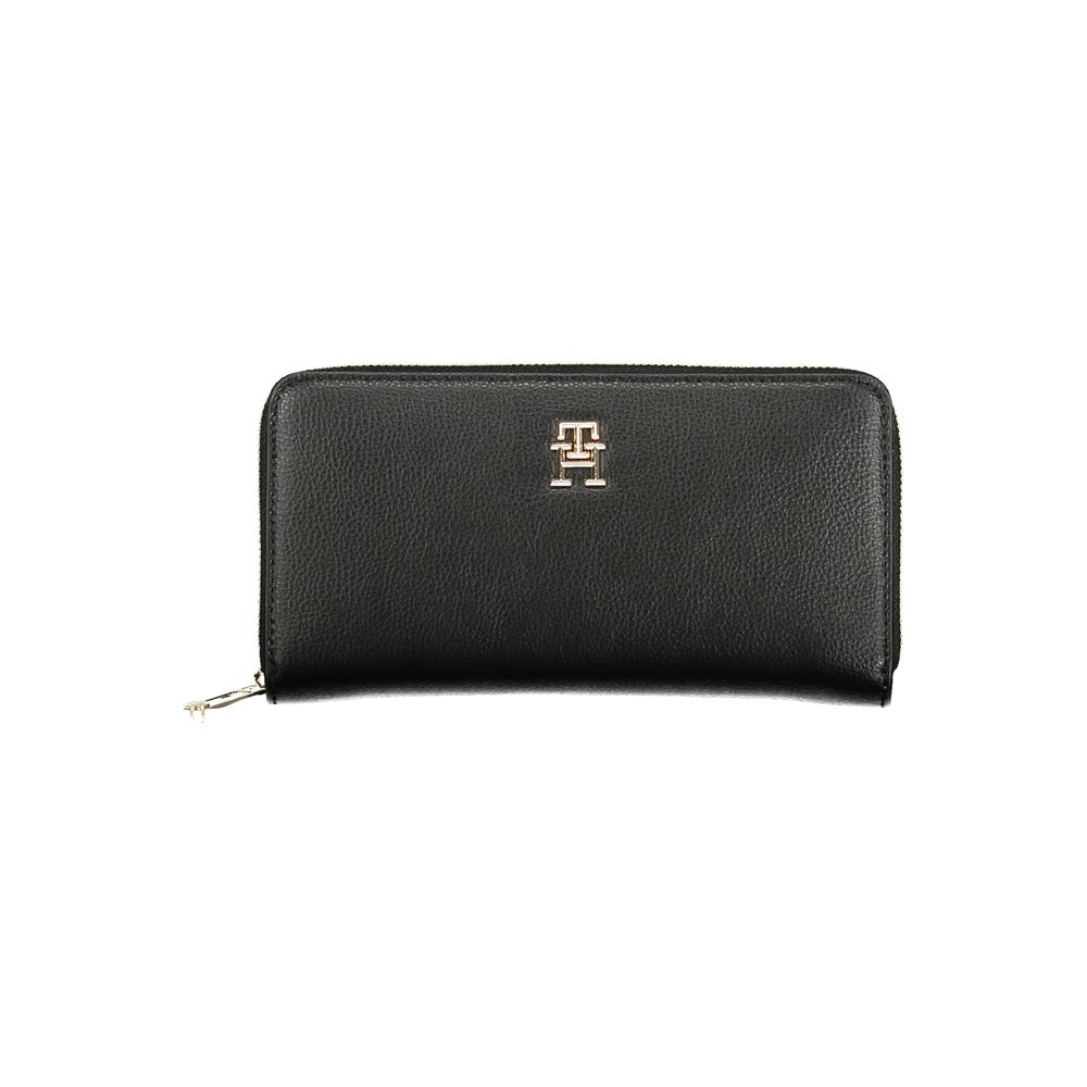 Tommy Hilfiger Black Polyethylene Women Wallet Tommy Hilfiger Dark Slate Gray