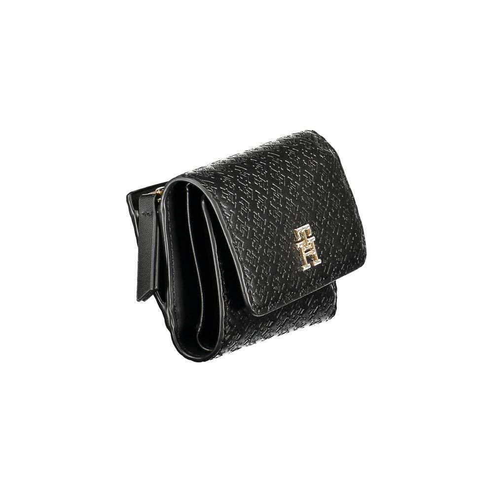 Tommy Hilfiger Black Polyethylene Women Wallet Tommy Hilfiger Dark Slate Gray