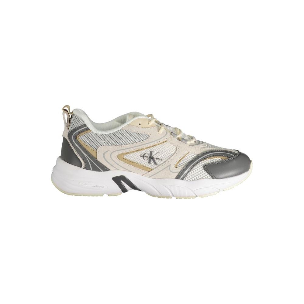 Calvin Klein Beige Polyester Sneaker