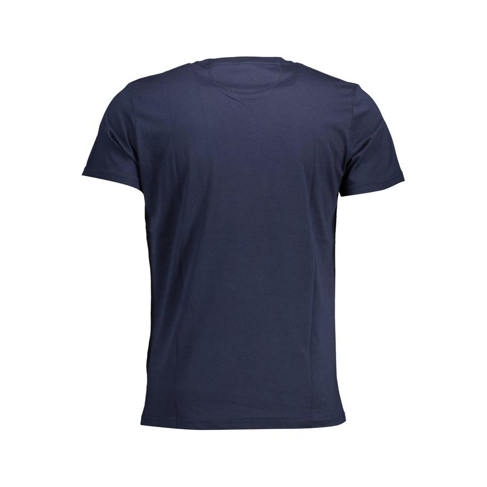 La Martina Blue Cotton Men T-Shirt
