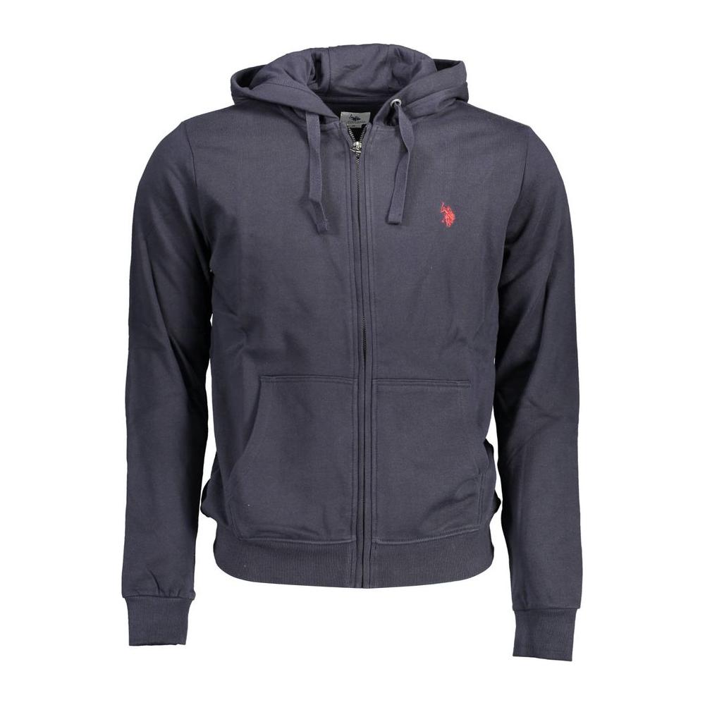 U.S. POLO ASSN. Blue Cotton Men Sweater