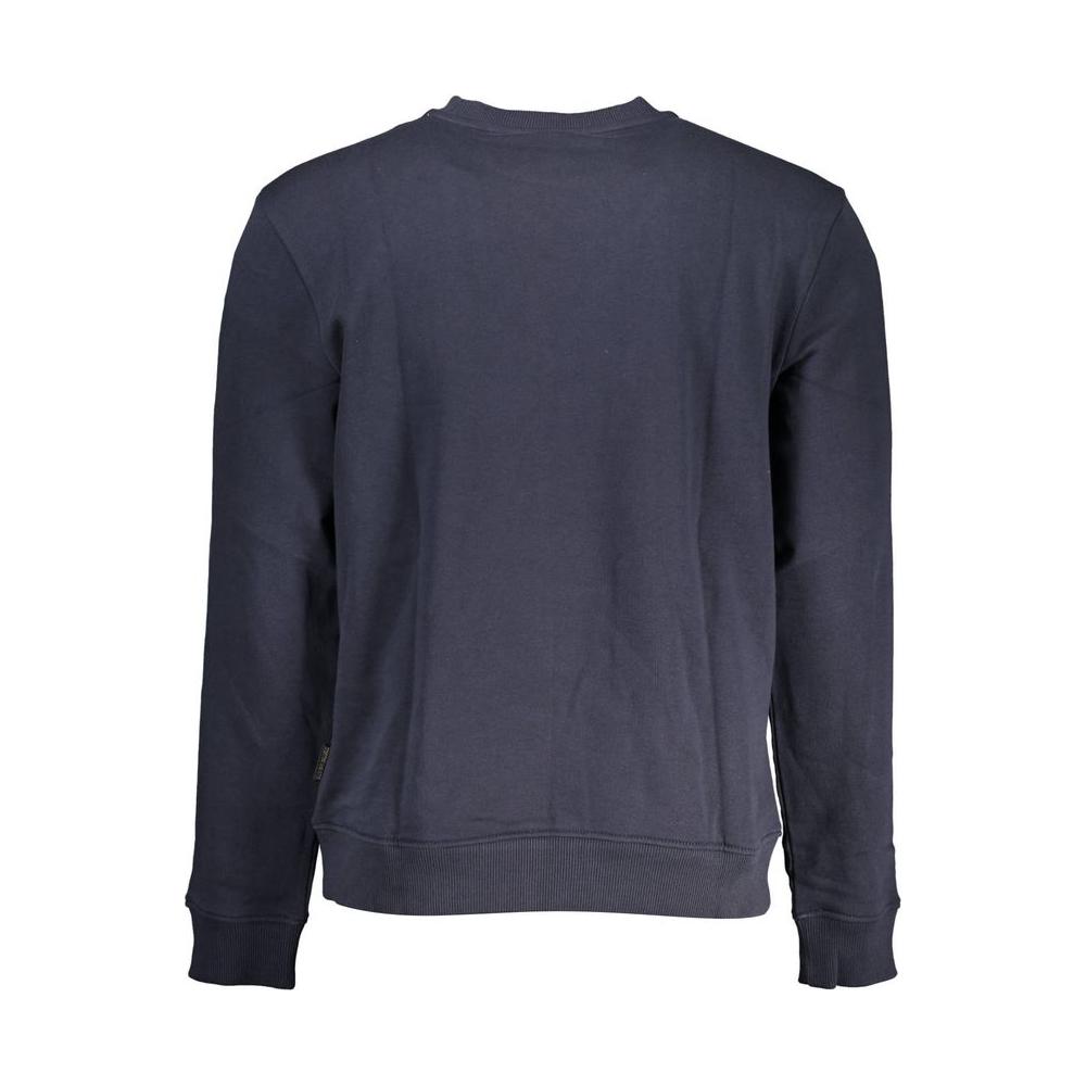 Napapijri Blue Cotton Men Sweater