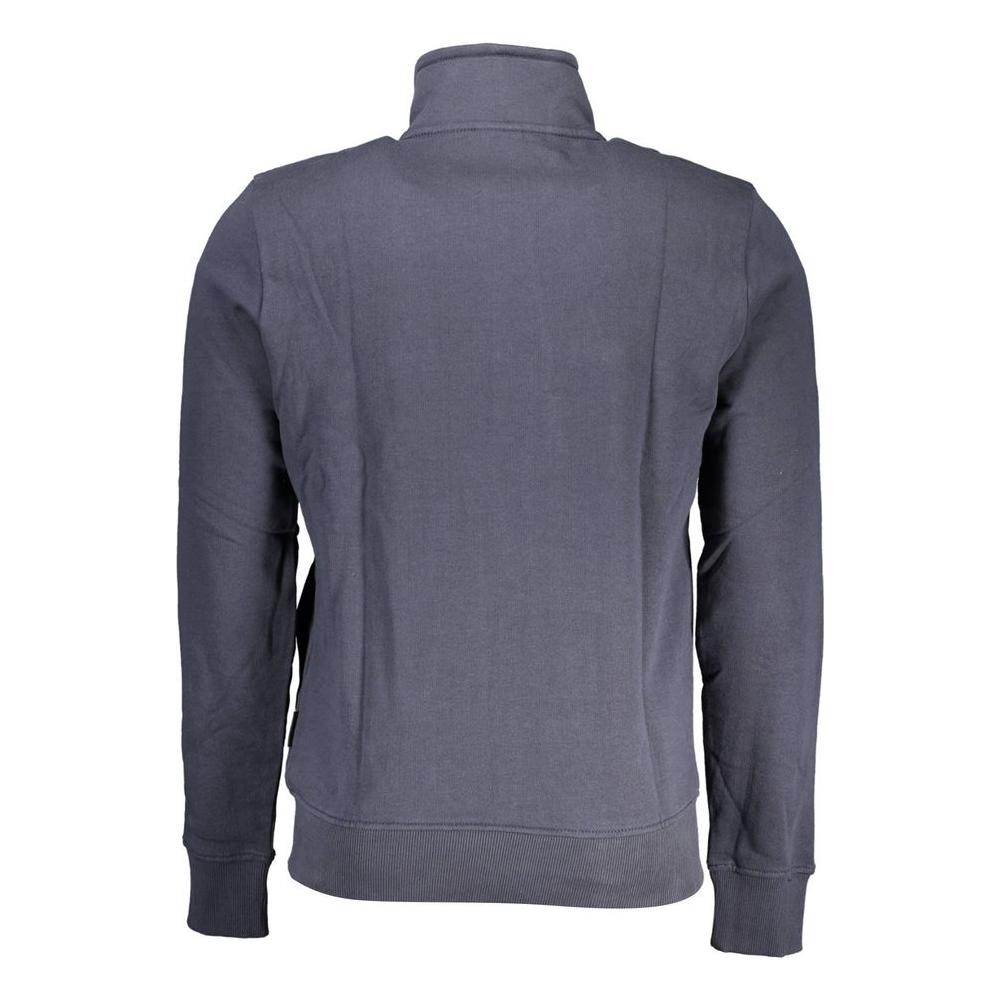 Napapijri Blue Cotton Men Sweater