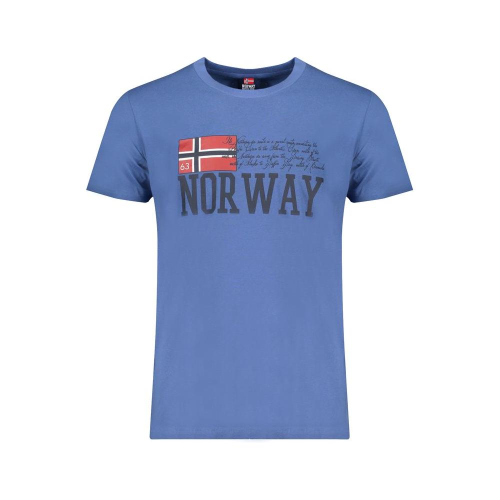 Norway 1963 Blue Cotton T-Shirt