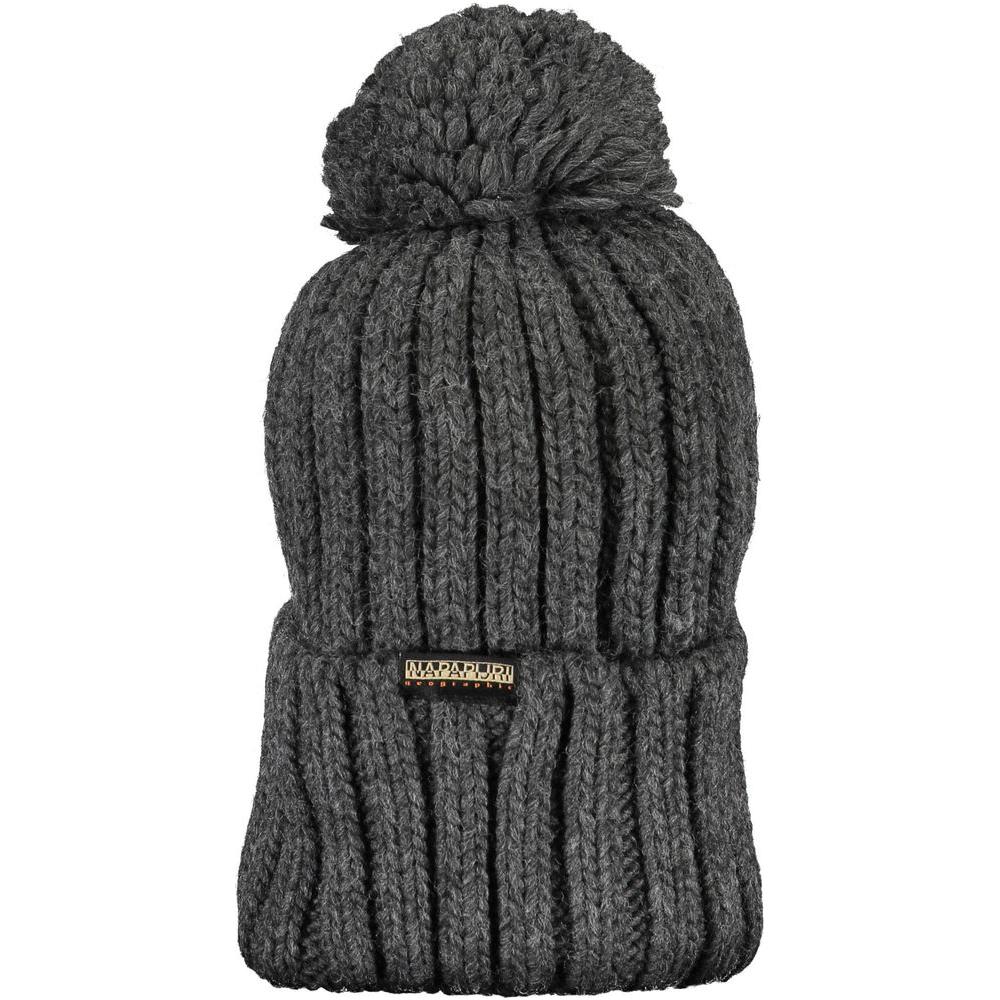 Napapijri Napapijri Gray Acrylic Men Cap NA-15228 1728,67403481248,Accessories,Gray,Hats & Caps - Men - Accessories,Men,Men - Accessories,Napapijri,New with tags
