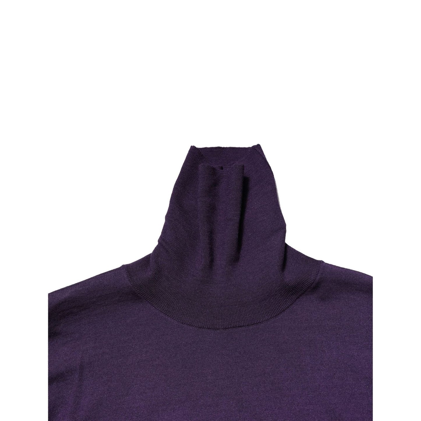 Dolce & Gabbana Purple Cashmere Turtleneck Pullover Sweater TSH90480-48