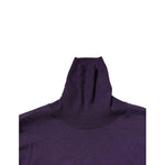 Dolce & Gabbana Purple Cashmere Turtleneck Pullover Sweater TSH90480-48