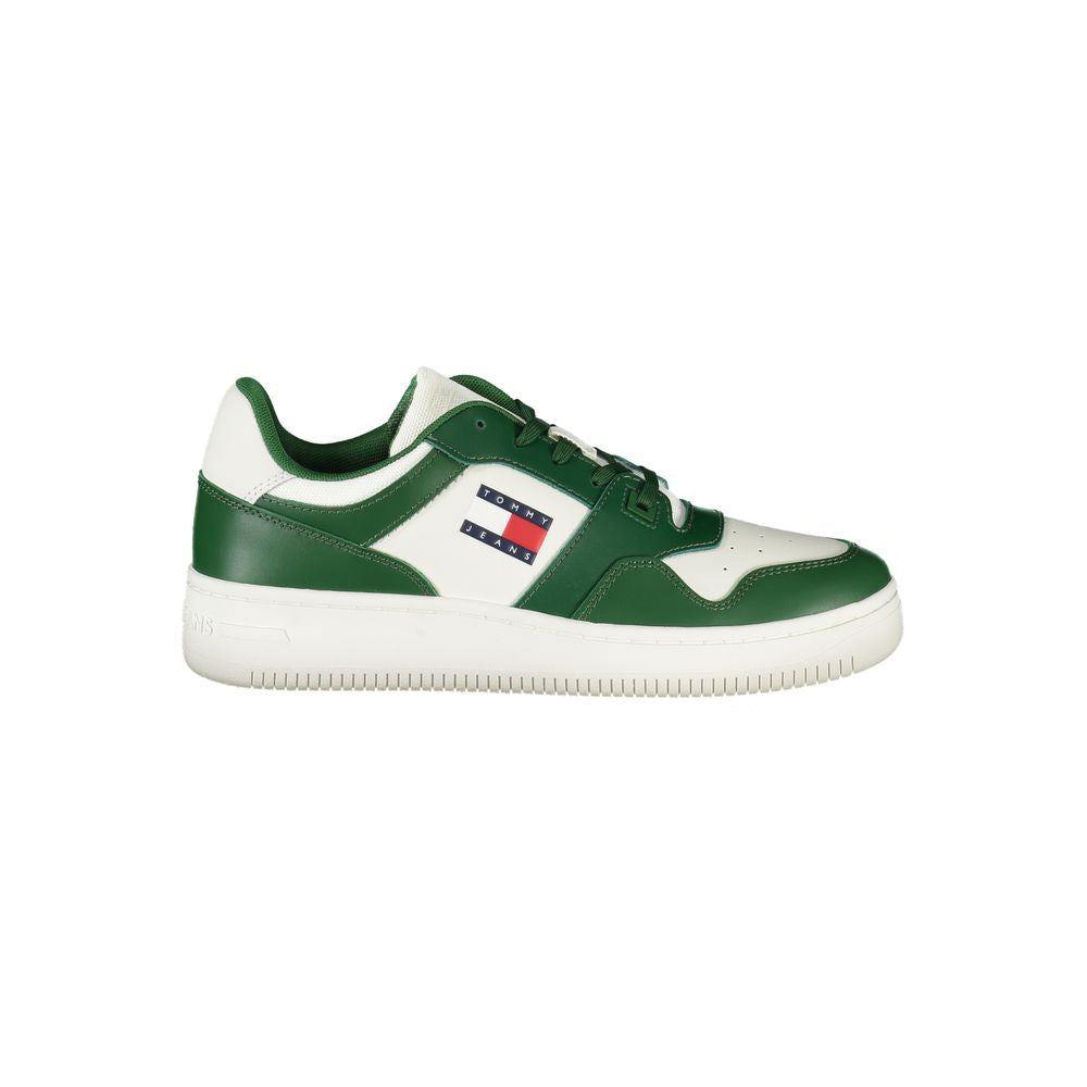 Tommy Hilfiger Tommy Hilfiger Green Leather Men Sneaker TO-35337-EU40/US7 1728,67403481248,EU40/US7,EU41/US8,EU42/US9,EU43/US10,EU44/US11,EU45/US12,EU46,Green,Men,Men - Shoes,New with tags,Shoes,Sneakers - Men - Shoes,Tommy Hilfiger