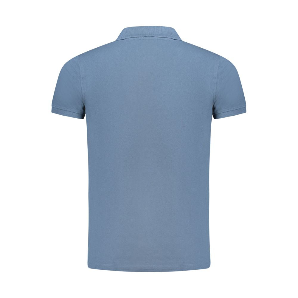 Norway 1963 Blue Cotton Polo Shirt NO-35497-S