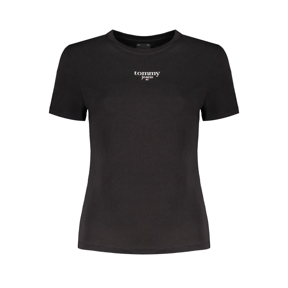 Tommy Hilfiger-Tommy Hilfiger Black Cotton Tops & T-Shirt-1728,67403481248,Black,Clothing,New with tags,Tommy Hilfiger,Tops & T-Shirts - Women - Clothing,Women,Women - Clothing,XL-TO-31443-XL