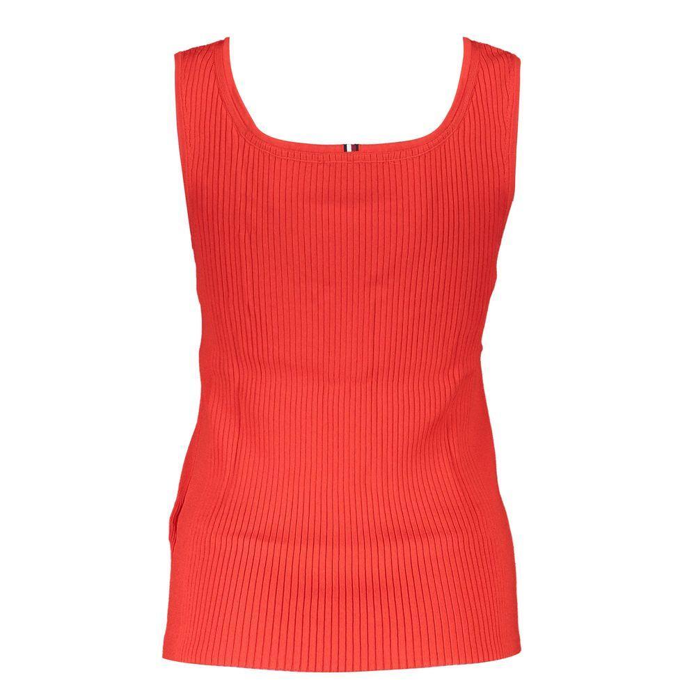 Tommy Hilfiger Red Modal Tops & T-Shirt TO-18619-S