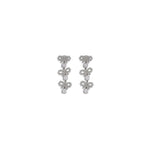 Self-Portrait Dangling Earrings with bows SE-PF25612ESLSILVER-ONE SIZE