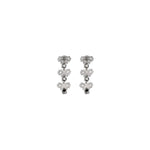 Self-Portrait Dangling Earrings with bows SE-PF25612ESLSILVER-ONE SIZE