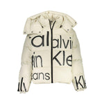 Calvin Klein Beige Polyester Jackets & Coat CA-16560-M