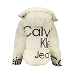 Calvin Klein Beige Polyester Jackets & Coat CA-16560-M