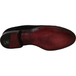 Dolce & Gabbana Elegant Black Loafers with Gold Crown Embroidery Dolce & Gabbana Black