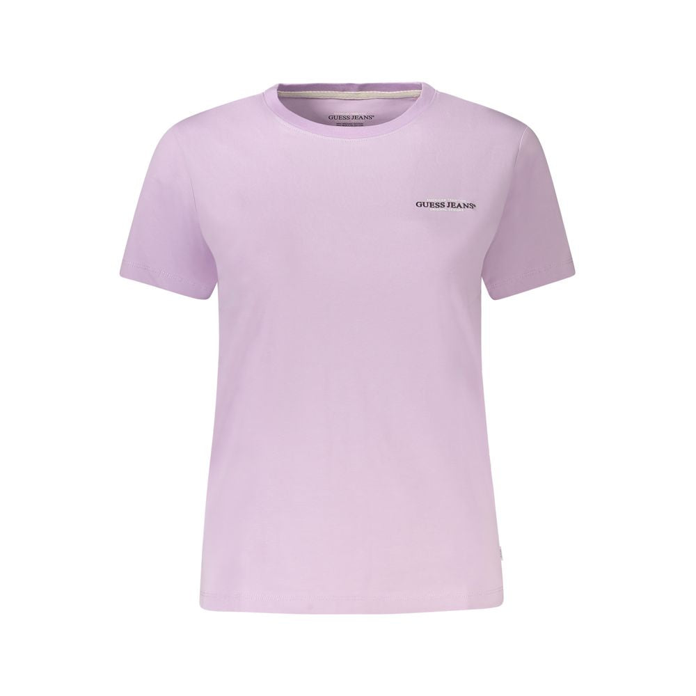Guess Jeans Purple Cotton Tops & T-Shirt GU-39056-XS